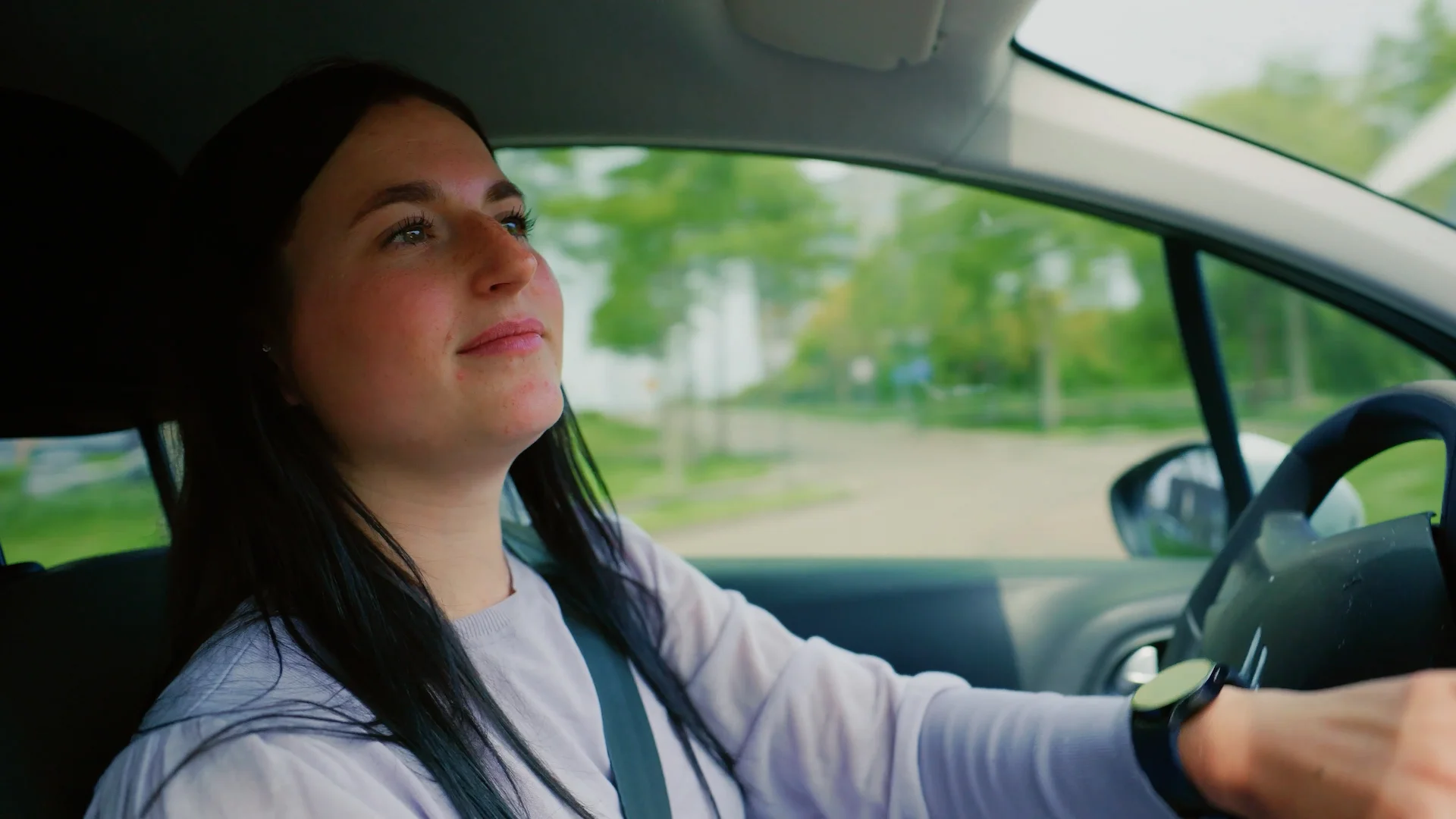 Medewerker onderweg registreert mobiliteit